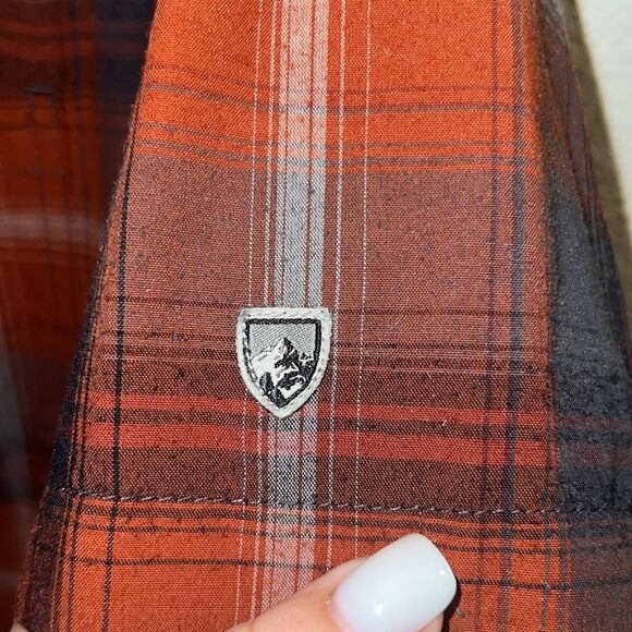 ✨Kuhl Mens Styk SS Sz Medium Fire Stone Shirt✨ - Picture 10 of 10